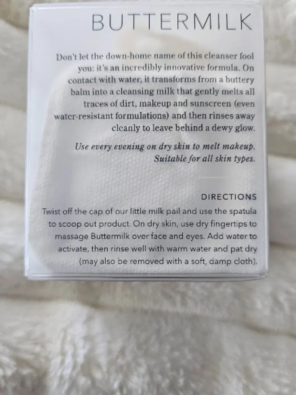 Beekman 1802 Buttermilk Cleansing Balm & Milk Mud Warming Clay Mask Duo (NWOT)
